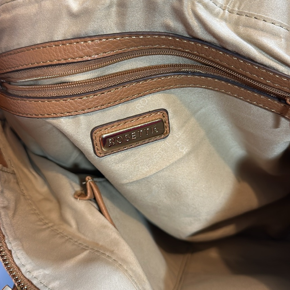 Rosetti Floral Tote Bag with Brown Accents - Picture 14 of 14